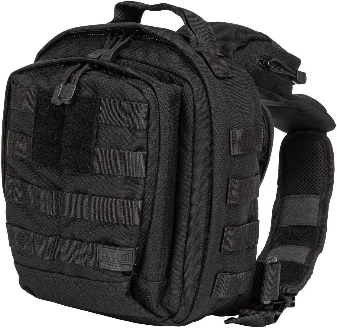5.11 Tactical MOAB 6 Sling Bag Pack, Shoulder Crossbody Military Bag, Style 56963ABR