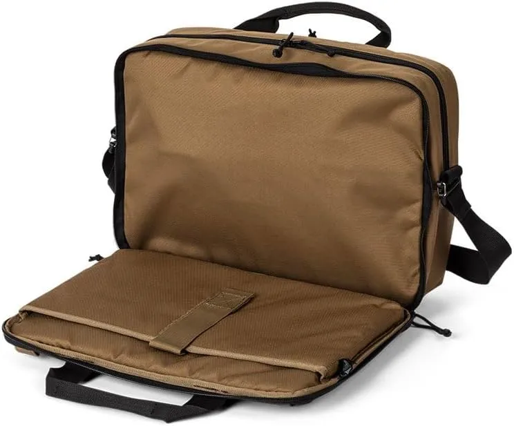 5.11 Tactical Unisex Overwatch Briefcase, 16L Functional Storage Space, 15-Inch Laptop Accesible, One Size One Size Black Ii