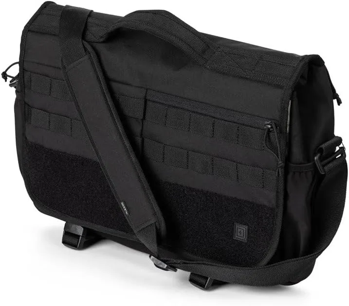 5.11 Tactical Unisex Overwatch Messenger Bag, Shoulder Strap Laptop Carrying Case, 18 Liter Capacity, Style 56648ABR, Black