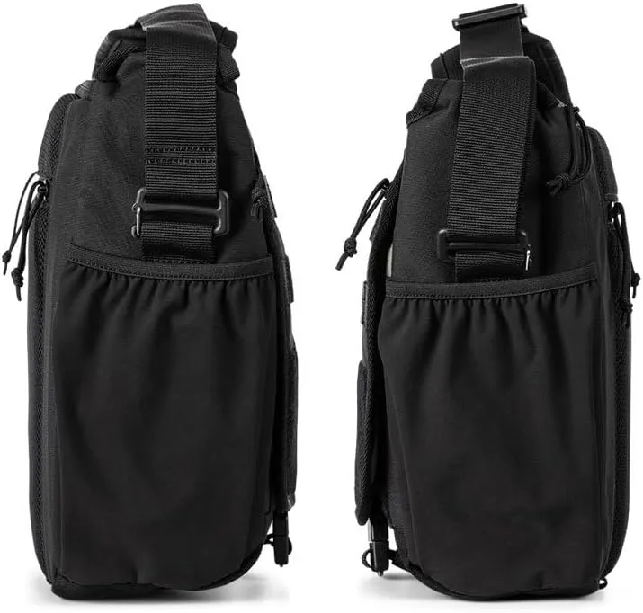 5.11 Tactical Unisex Overwatch Messenger Bag, Shoulder Strap Laptop Carrying Case, 18 Liter Capacity, Style 56648ABR, Black