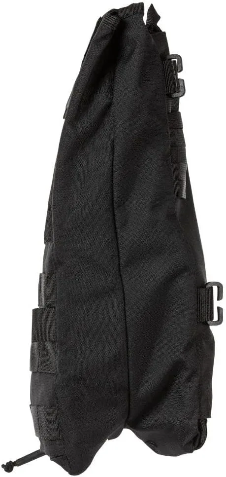 5.11 Tactical Water Hydration Carrier Pouch Backpack Attachment, PC Convertible, Black, Style 56665ABR