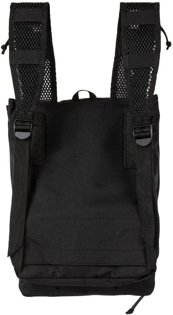 5.11 Tactical Water Hydration Carrier Pouch Backpack Attachment, PC Convertible, Black, Style 56665ABR