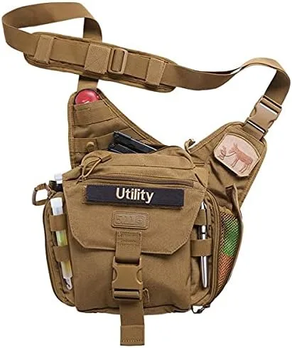 5.11 Tactical Push Pack Sling Bag – 6L Crossbody Shoulder Bag for Men, Style 56037-ABR