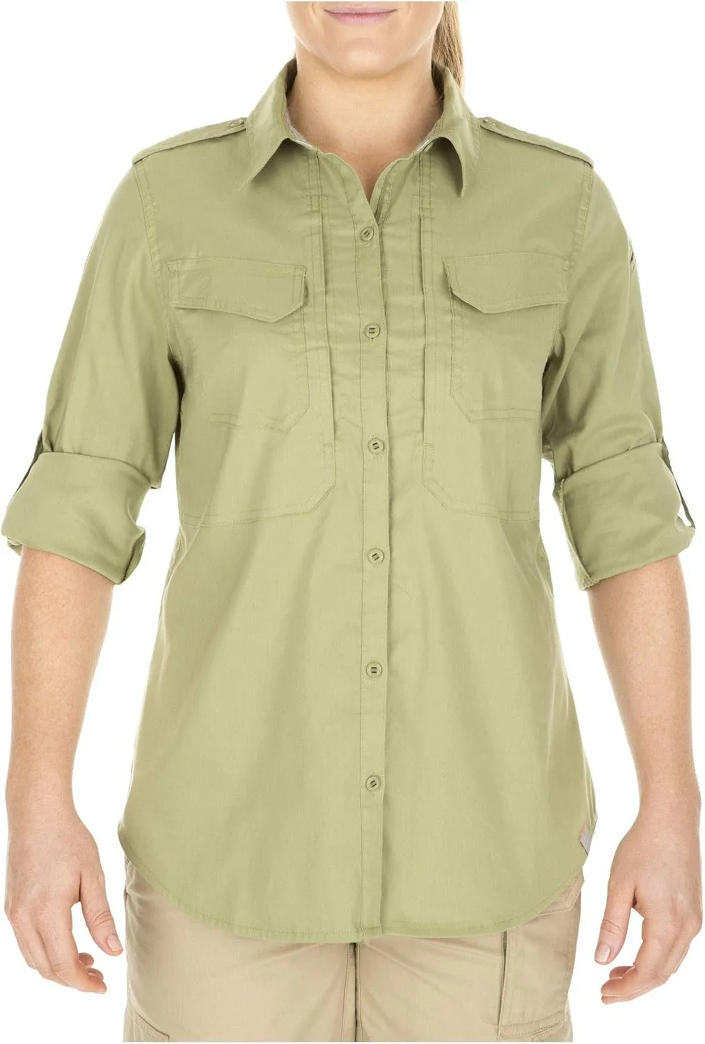 5.11 Tactical Women's Spitfire Shooting Shirt, Flex-Tac Canvas, Teflon Finish, Style 62377