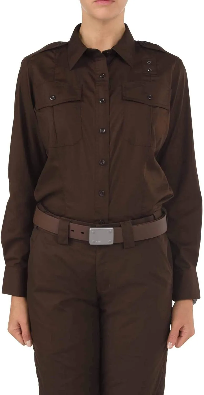5.11 Tactical Women's Taclite PDU Class A Long-Sleeve Ripstop Uniform Shirt