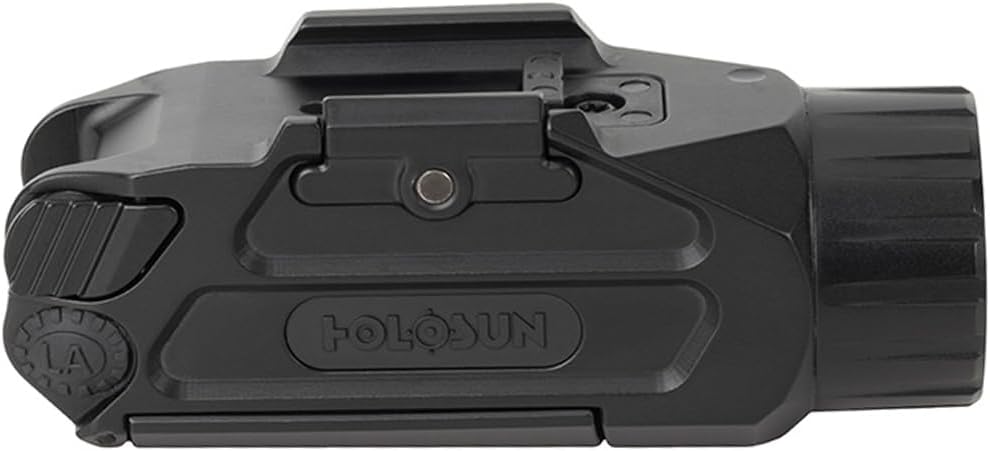 HOLOSUN P.ID Plus Pistol Mounted White Light with Visible Green Laser - High/Low Output Modes 900/450 Lumen Rechargeable