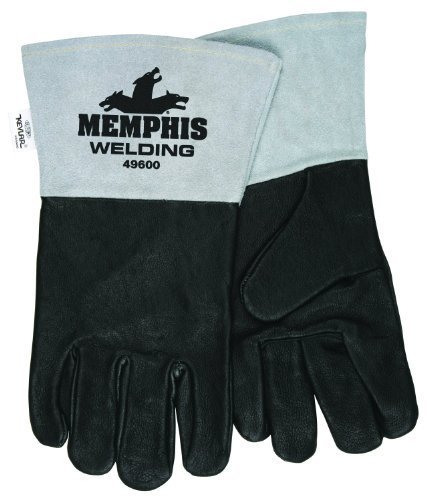 MEMPHIS GLOVE 9600 Cotton/Polyester String Knit with Brown Dot Grip