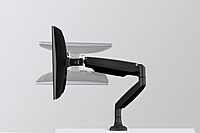 Mount-It! Single Monitor Arm Desk Mount | Gas Spring Monitor Arm | Full Motion Articulating Height Adjustable | Fits 21 22