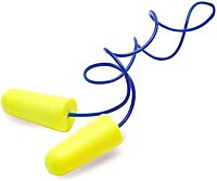 Walker's 32dB NRR Noise-Blocking ANSI S3.19 Hearing Protection Shooting Hunting Work Soft Comfortable 23" PVC Corded Foam Earplugs, 2 Pairs & Carrying Case 1 Count (Pack of 1)