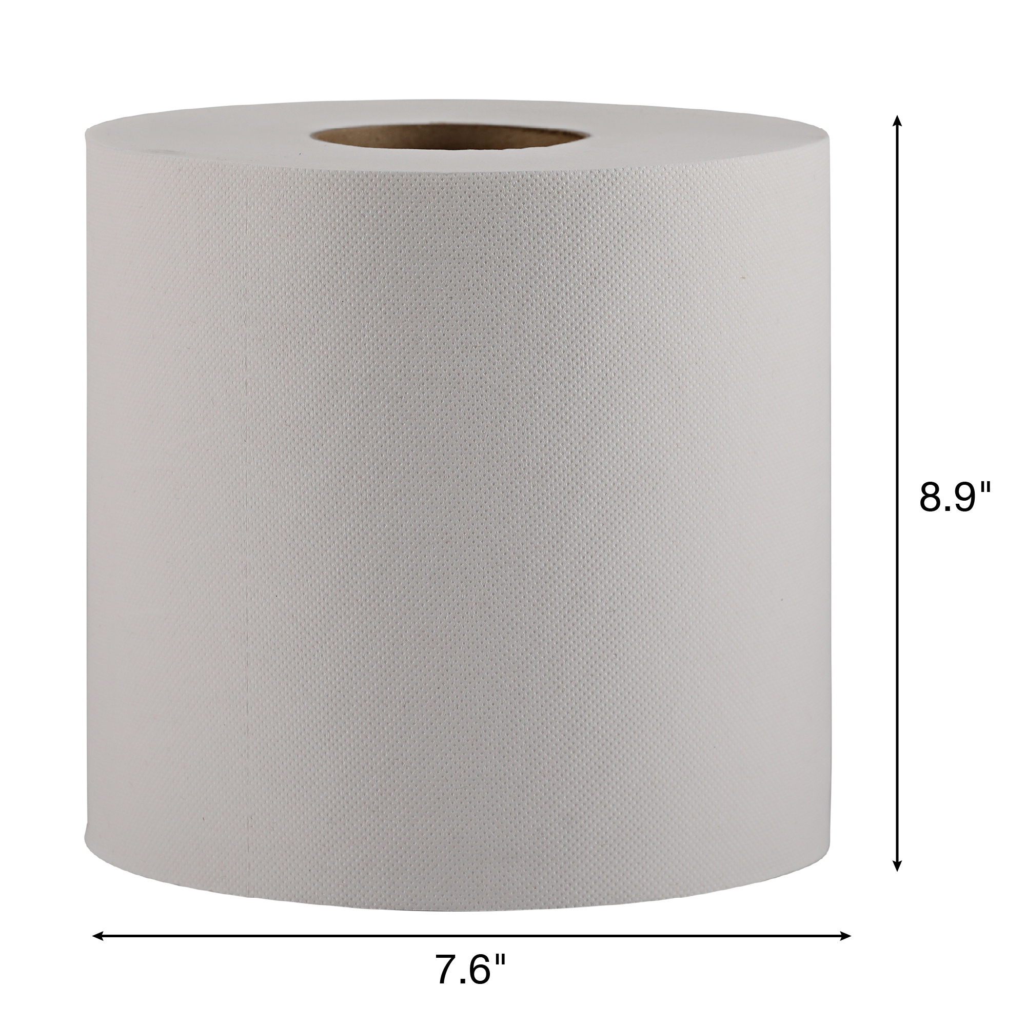 Empress Elite Centerpull Towel - VIRGIN 7.6 x 8.9,White,2-Ply,600 sheets 6 Rolls