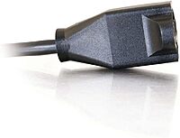 C2G Outlet Saver Power Extension Cord - 18 AWG NEMA 5-15P to 5-15R