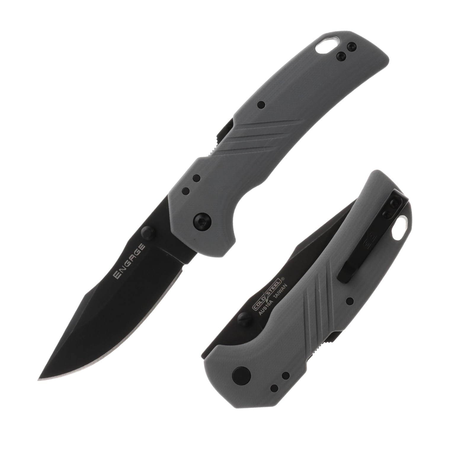 COLD STEEL Engage 3" AUS10A Clip Point Folding Knife with Atlas Lock