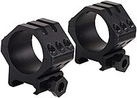 WEAVER 30mm Six Hole Tactical Low Rings (Matte Black)