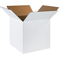 24-inch x 24-inch x 24-inch Shipping Boxes, 32 ECT, White, 10/Bundle (242424W)