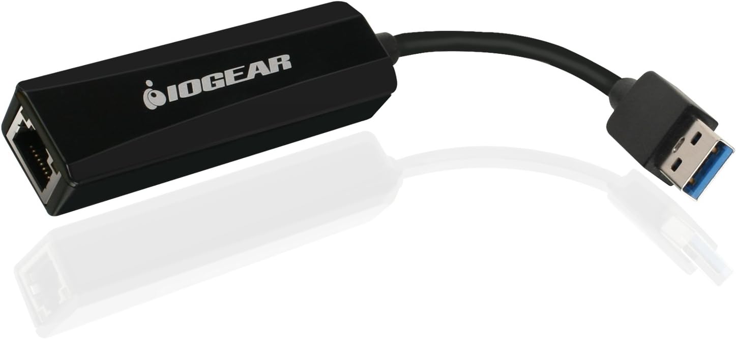 IOGEAR USB 3.0 to Ethernet Adapter - LAN Network Adapter - Gigabit (10/100/1000Mbps) - USB Powered - Nintendo Switch