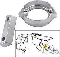 Tecnoseal Anode Kit w/Hardware - Volvo Duo-Prop 290 - Zinc