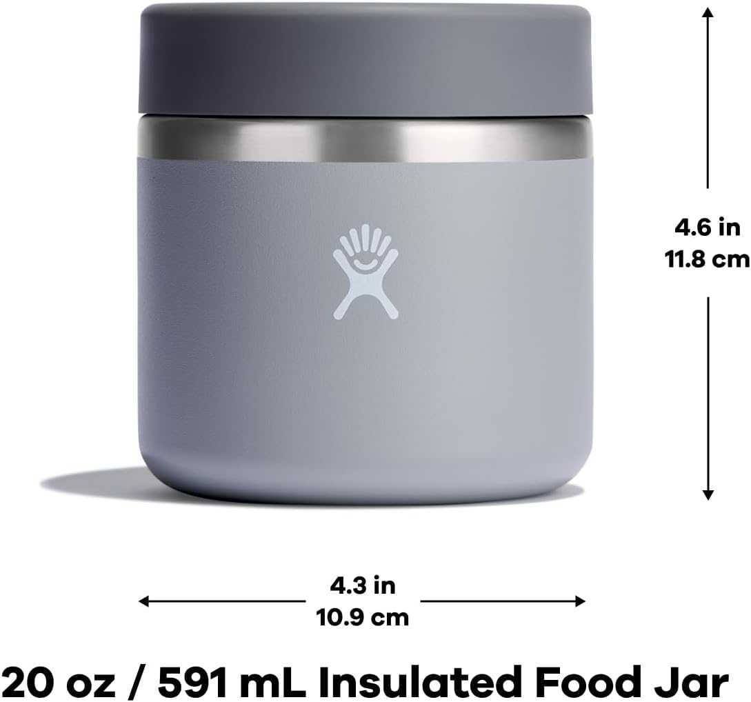 HYDRO FLASK Food Jar – Insulated Stainless Steel Snack & Lunch Travel Container