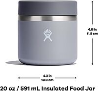HYDRO FLASK Food Jar – Insulated Stainless Steel Snack & Lunch Travel Container