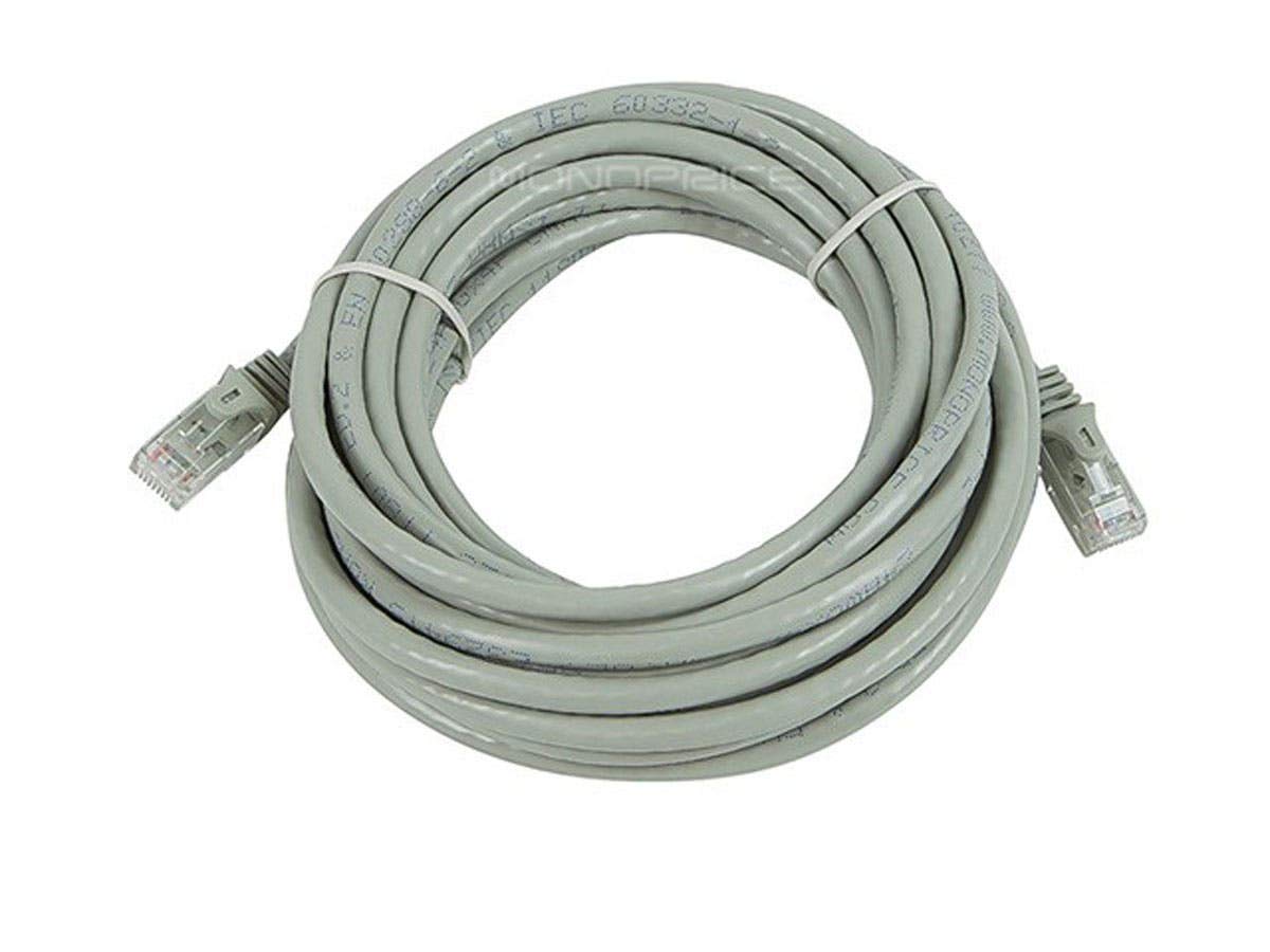 Monoprice Flexboot Cat6 Ethernet Patch Cable - RJ45, Stranded, UTP, 24AWG, Pure Bare Copper, 550MHz