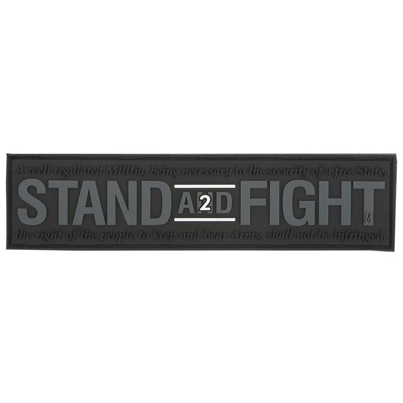 MAXPEDITION Stand and Fight 2nd Amendment Patch (SWAT) 5" x 1.25"