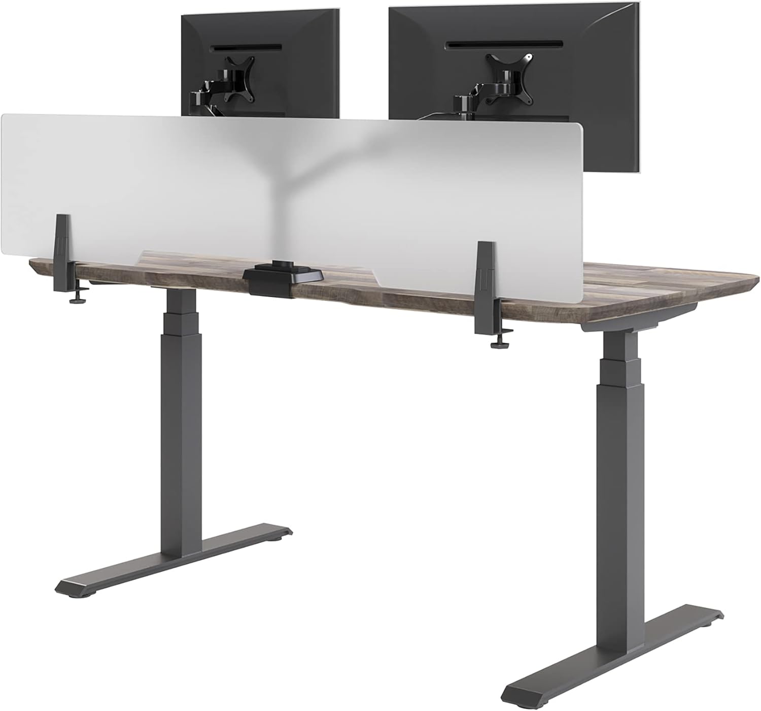 VARIDESK Acrylic Frosted Privacy Panel - Clamp-On Tool-Free
