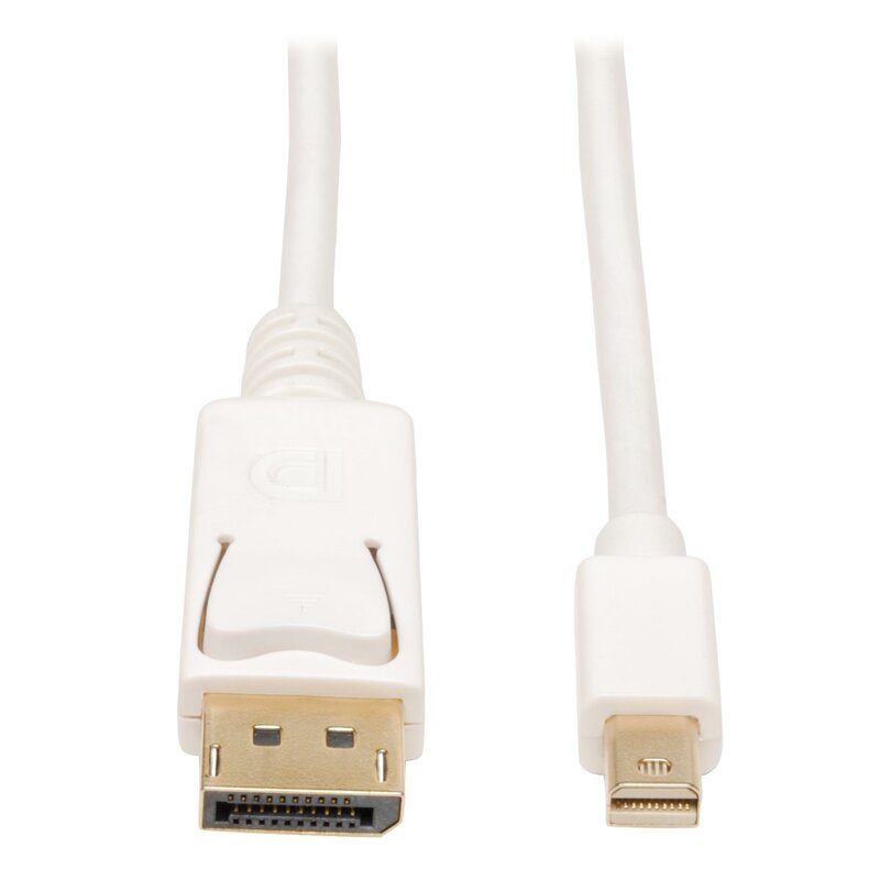 Tripp Lite Mini DisplayPort to DisplayPort Cable (M/M) - DisplayPort 1.2, 4K x 2K @ 60Hz, Latching Connector