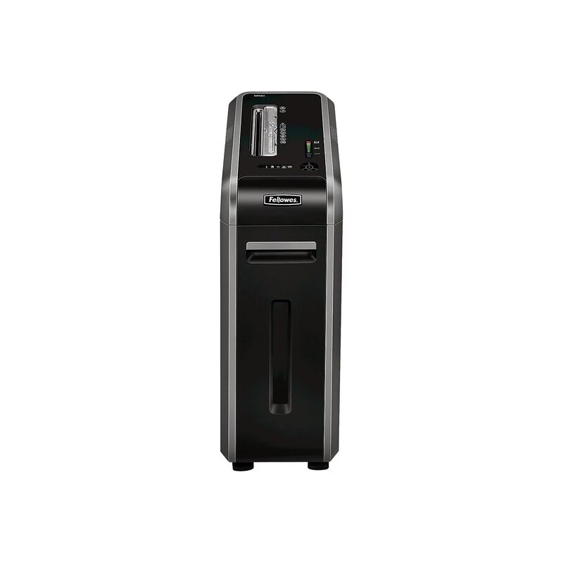 Fellowes, Inc Shredder,Cross Cut, 18 Sht Cap, 11-1/4"X21-1/8"X28-4/5", Black