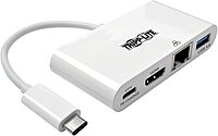 Tripp Lite USB-C to HDMI Multiport Adapter Docking Station with USB-A Hub and USB-C PD Charging