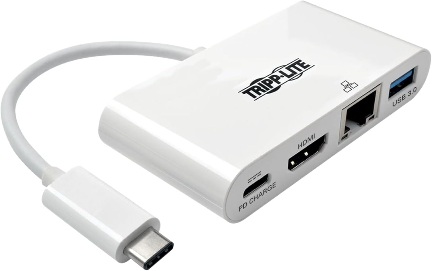 Tripp Lite USB-C to HDMI Multiport Adapter Docking Station with USB-A Hub and USB-C PD Charging