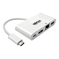 Tripp Lite USB-C to HDMI Multiport Adapter Docking Station with USB-A Hub and USB-C PD Charging