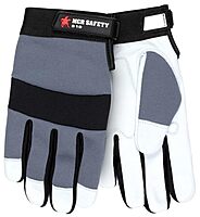 MCR Safety Multi-Task Goatskin Mechanics Glove with Padded Gel Palm
