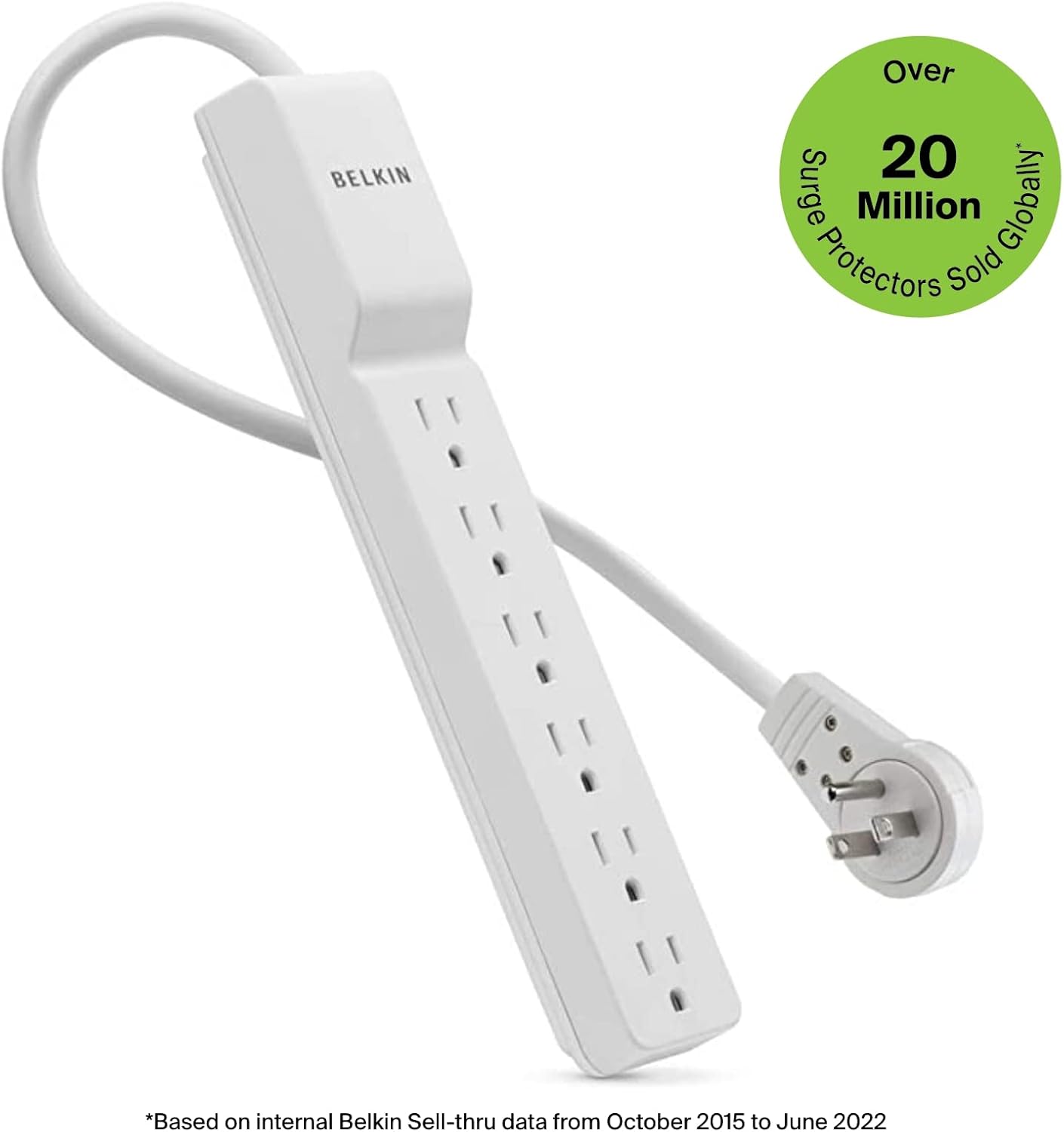 Belkin 6-Outlet Surge Protector Power Strip