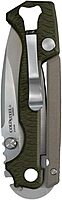 Cold Steel AD-15 3.5" S35VN Steel Ultra-Sharp Blade 5" G-10 Handle Tactical Folding Knife with Scorpion Lock and Pocket/Belt Clip OD Green