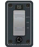 Blue Sea Systems 8263 Contura Water Resistant 12V DC Panel - Bilge Pump Control