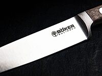 Boker Heritage 3.5 Inch Paring Kitchen Knife Flat Cut, Forged Stainless Steel, Classic Design, Made In Germany (Walnut)