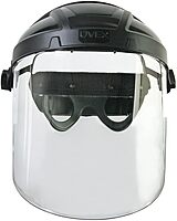 Honeywell UVEX by Honeywell S9550 Uvex Turboshield Clear Polycarbonate Replacement Visor and Clear Lens, Uncoated