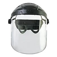 Honeywell UVEX by Honeywell S9550 Uvex Turboshield Clear Polycarbonate Replacement Visor and Clear Lens, Uncoated