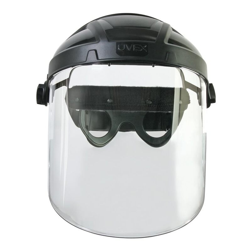 Honeywell UVEX by Honeywell S9550 Uvex Turboshield Clear Polycarbonate Replacement Visor and Clear Lens, Uncoated