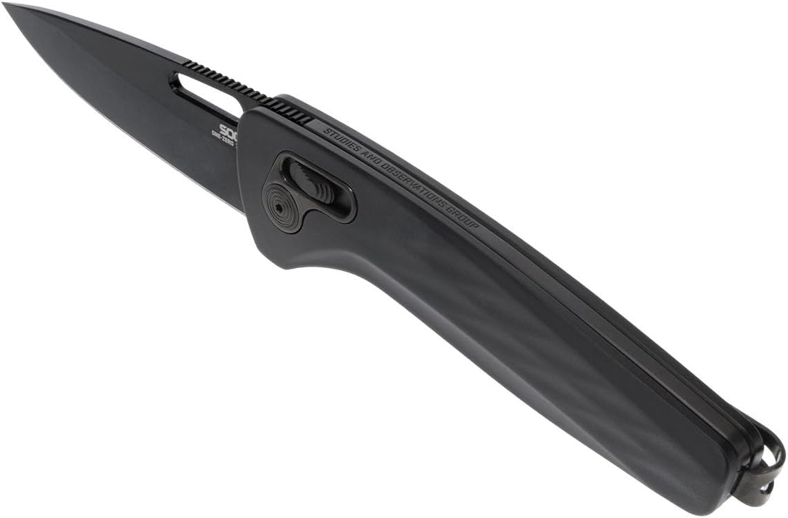 SOG One-Zero XR Easy-Opening Daily Carry Folding Knife with Aircraft-Grade Aluminum Handle | CRYO CPM S35VN Steel Blade