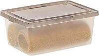 IRIS USA 14.5 Quart Snap Top Plastic Storage Box, 6 Pack