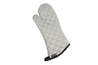 CFS Brands Silver Silicone Oven / Freezer Mitt 17" 1 Pair