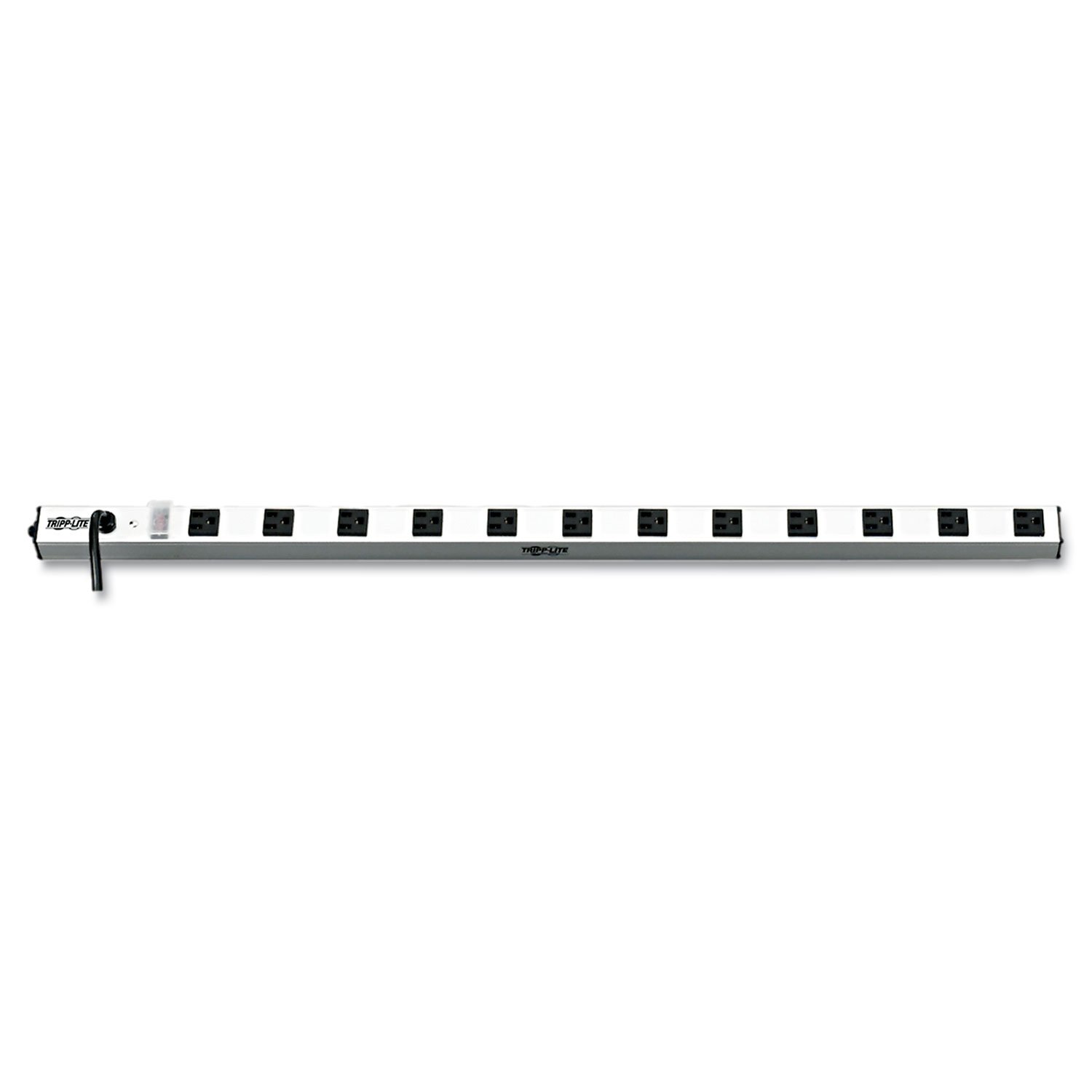 Tripp Lite PS3612 Vertical Power Strip, 12 Outlets, 1 1/2 x 36 x 1 1/2, 15 ft Cord, Silver