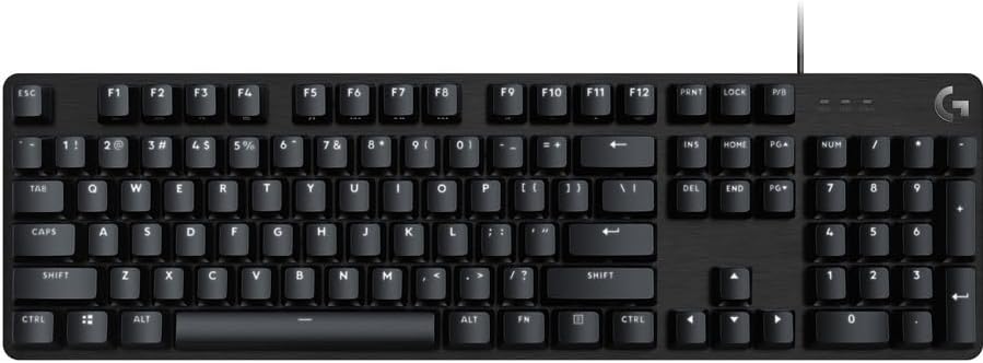 Logitech G413 SE Full-Size Mechanical Gaming Keyboard - Backlit Keyboard with Tactile Mechanical Switches, Anti-Ghosting