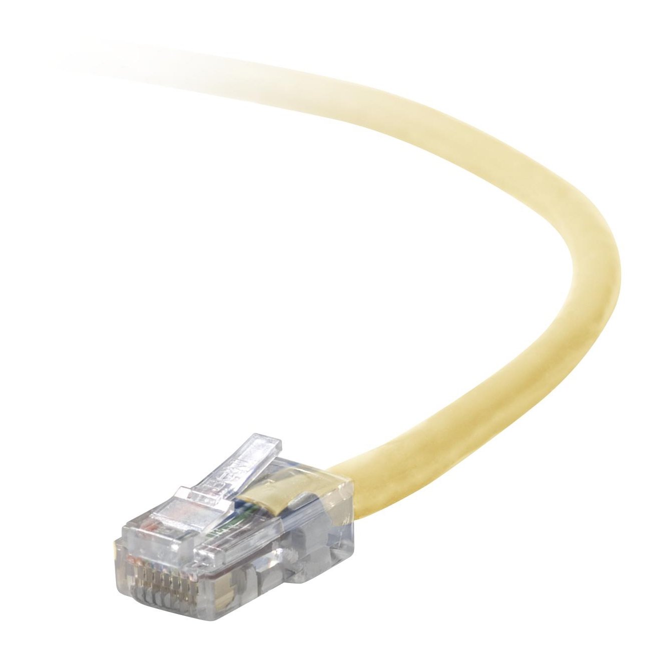 Belkin Cat.5E Patch Cable - RJ-45 Male - RJ-45 Male - 7ft - Yellow