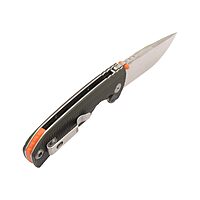 SOG Tellus FLK Full-Sized Frame Lock Folding Knife, GRN Handle, CRYO 440C Stainless Steel Blade, Reversible Pocket Clip