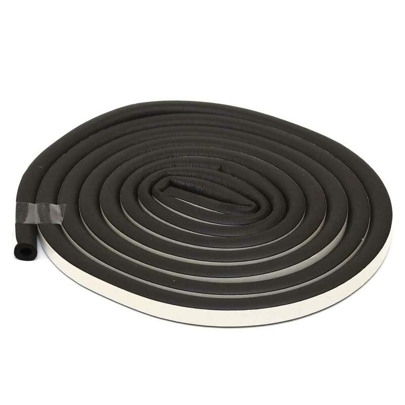TACO Weather Seal - 10'L x 1/2"W x 1/2"H - Black