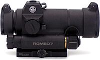 Sig Sauer ROMEO7 1x30mm Durable Aluminum Waterproof Fogproof Closed Full Size 2 MOA Red Dot Sight