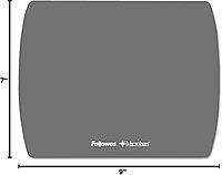 Fellowes Microban Graphite Ultra Thin Mouse Pad (5908201)