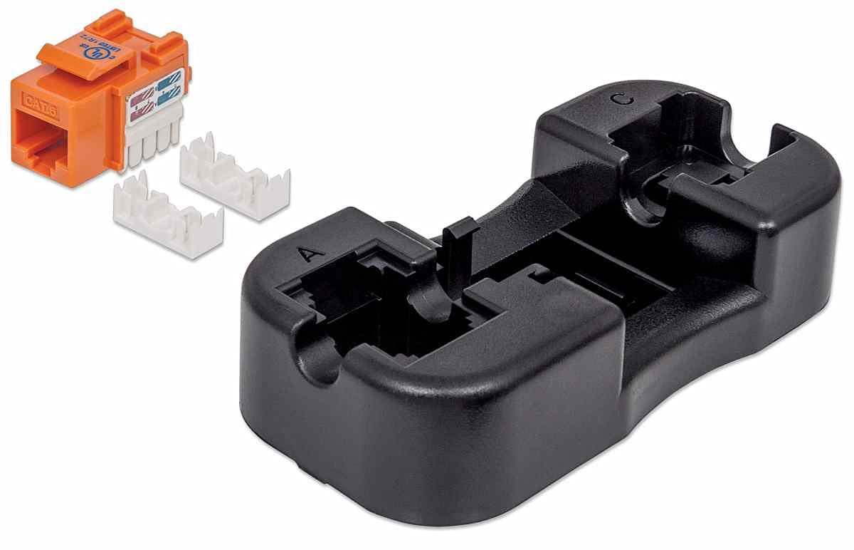 INTELLINET Cat6 RJ45 Connectors & Keystone Jacks