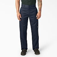 DICKIES Men's Loose Fit Double Knee Work Pants – Durable Twill Utility Trousers